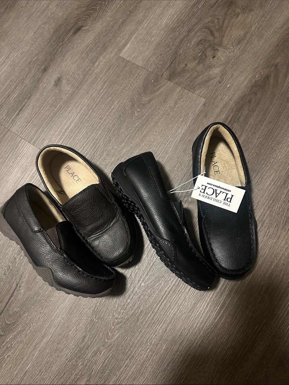 The Children's Place Black Slip-On Loafers size 1